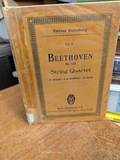 Beethoven: String Quartet A minor No. 6, Op. 132: Ed. Eulenburg: Miniature Score