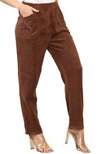 Ladies Full Length Corduroy Ribbed Trousers Stretchy Casual Pants Size 10-24