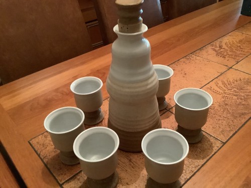 Pottery decanter set - , by