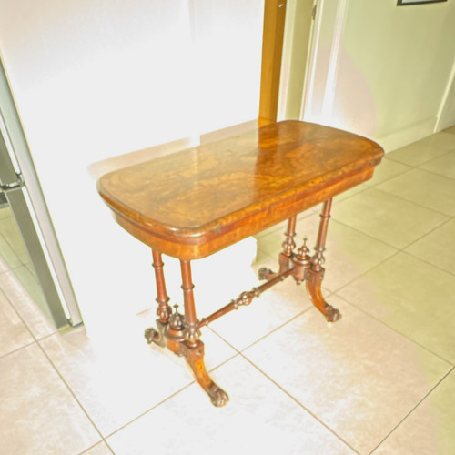 Victorian folding card table - victorian,
