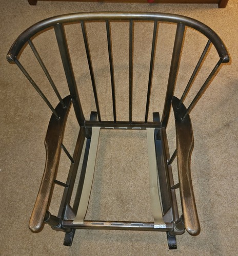 Vintage beechwood rocking - beechwood,