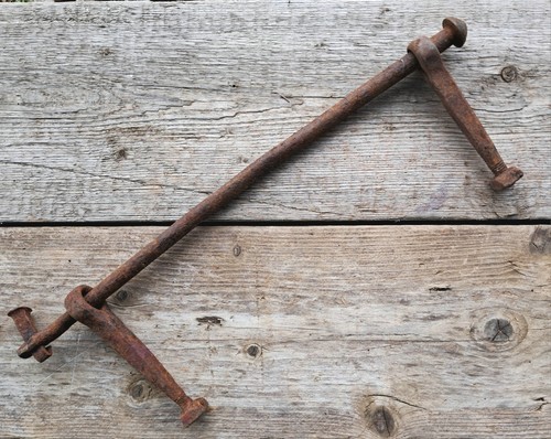 Antique forged iron blacksmith - iron,