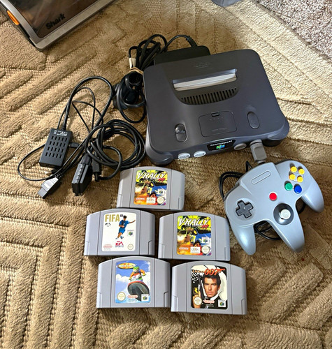 Nintendo grey console - nintendo, 64