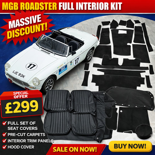 Mgb roadster 80 black - 72-,