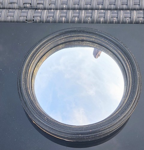 Convex fisheye porthole mirror - convex,