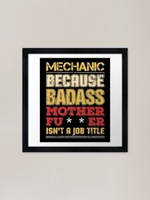 Mechanic Job Title Badass