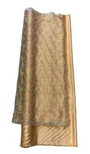 French lace Embroidered Fabric 5 Yards 52 inch wide ideal for dressmaking