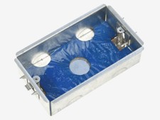 10 x Click 2-gang 35mm fire & acoustic rated dry lining boxes box. FlameGuard