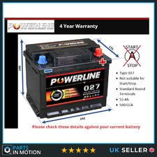 Battery fits dacia dokker - fits, nova