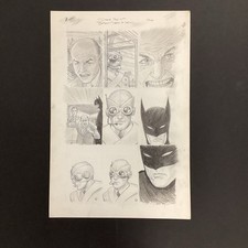 Dave Taylor Original Artwork for DC's Batman: Death by Design page 53 2012