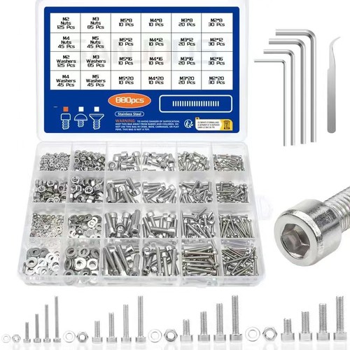 880pcs boxed hex socket - boxed,