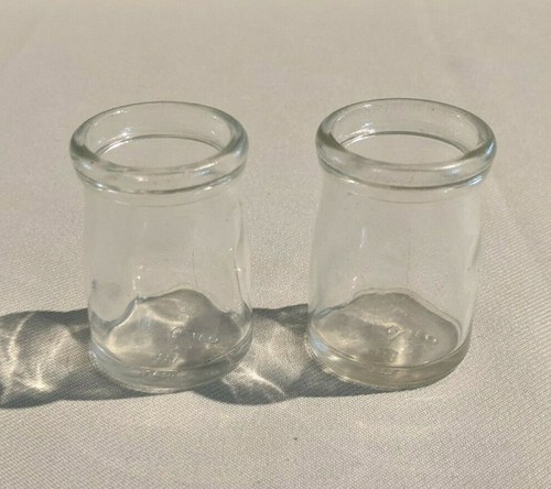 Pair 1950 small - pair, glass
