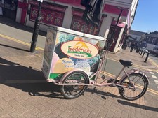 ice cream bike trike pink with