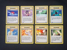Pokémon TCG Vintage 1st Edition Trainer Bundle Job Lot 8 Cards Jungle & Gym Sets