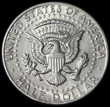 US Kennedy Half Dollar 1972