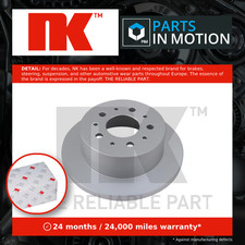 2x Brake Discs Pair Solid fits
