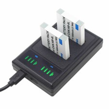 2X NB-6L Battery +Charger for