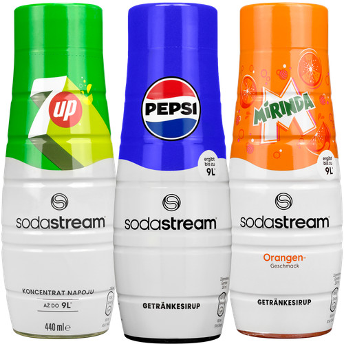 New sodastream syrup set - sodastream,