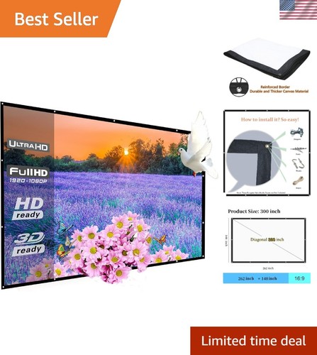 300 inch big - inch, portable