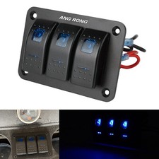 3 Gang Toggle Rocker Switch