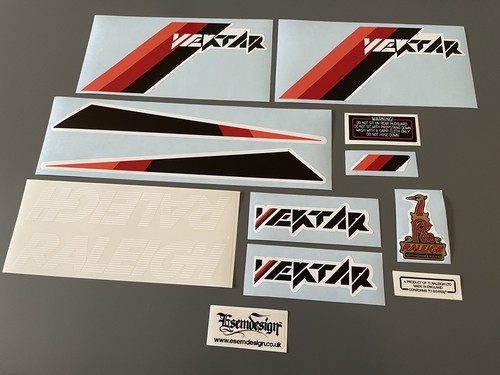 Raleigh vektar decal set - vektar,