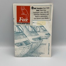 Fox Transfers F626 N Gauge 2mm
