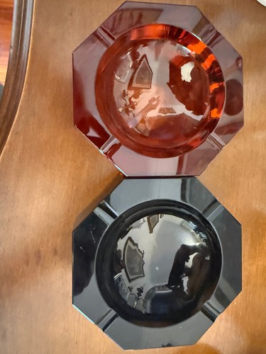 Moser bohemian crystal ashtray - moser,