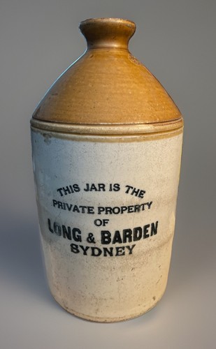 Antique demijohn scarce long - antique,