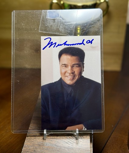 Muhammad ali signed autograph - muhammad,