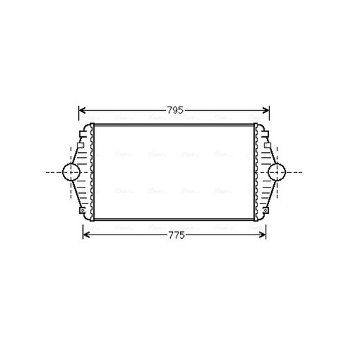 Intercooler for fiat - intercooler, ulysse