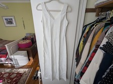 EAST 100% Linen White Maxi