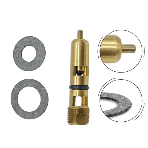 Needle and seat assembly 110 - and,