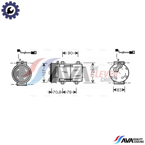 Compressor air conditioning - air,