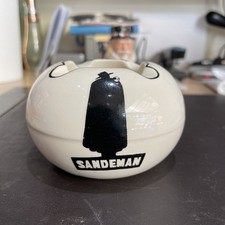 Vintage  Sandeman port Ash tray 6 cm Tall made in ENGLAND pristine.