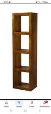 SHEESHAM WOOD CUBE BOOKCASE NEW INDIAN FURNITURE COST £375
