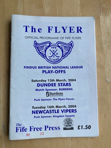 2003 fife flyers - flyers, v