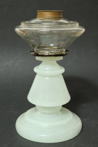 Old oil lamp table - lamp,