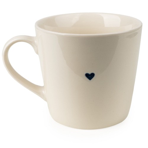 Made with love cream ceramic - love,