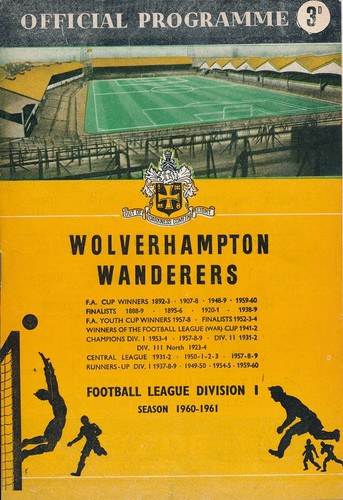Wolves tottenham 1960 1961 - wolves,