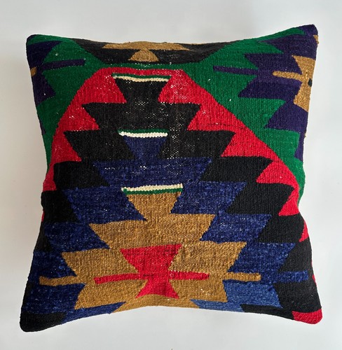 Handmade cushion multicolour - handmade,