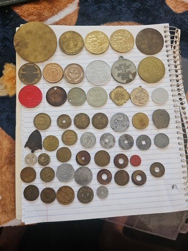 Mixed lot coins - bus, tokens/