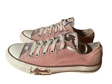 DC Comics Ladies Wonder Woman Converse All Star Trainers Pink Size 5 