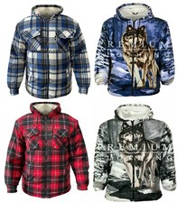 Mens Womens Hooded Fur Sherpa