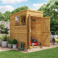 Garden shed pent - pent, overlap