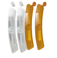 UK Bike Wheel Spoke Reflective Warning Strip Reflectors Bicycle Cycling Safety