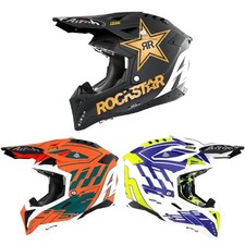 Airoh Motocross Helmet Aviator 3 Rockstar Rampage MX Off Road Enduro Motorbike