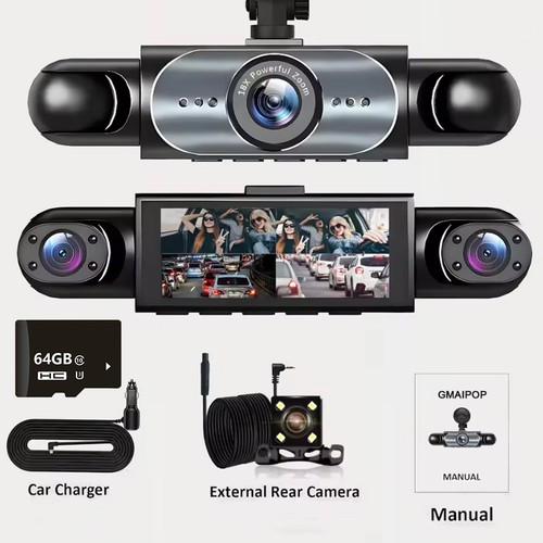 Dash cam front and - 4k,