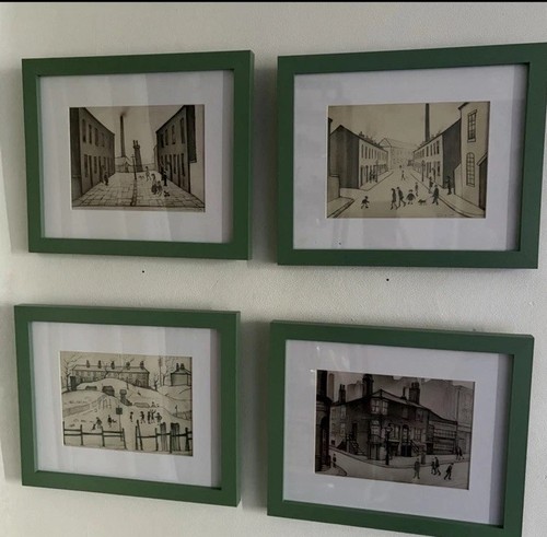 Lowry set 4 framed - 4,