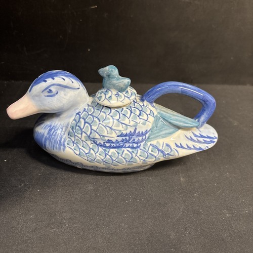 Vintage chinese porcelain duck - chinese,