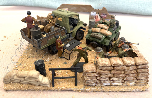 Ww2 diorama british supply - diorama,